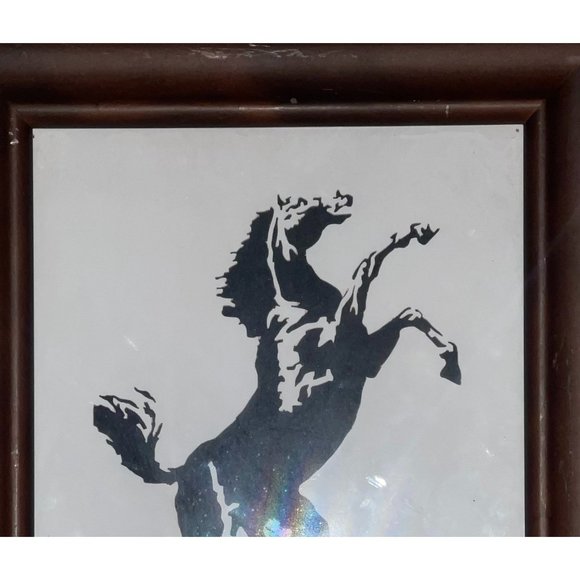 Vintage detailed Framed Papercut Horse framed 8x10 - Picture 2 of 10
